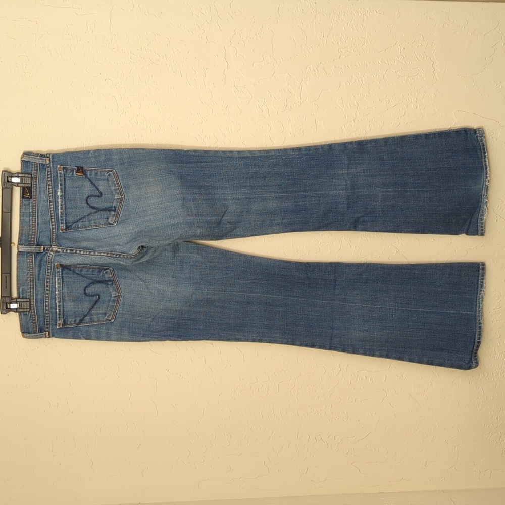 Citizens Of Humanity Y2K Ingrid #002 Stretch Low Rise Flare Jeans Size 28 - Picture 5 of 14